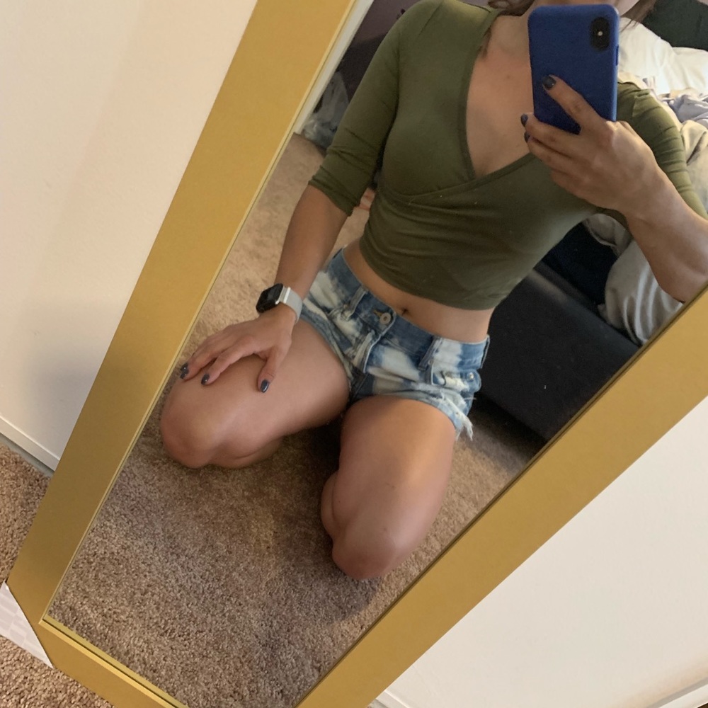 GYMSHARK ballet top